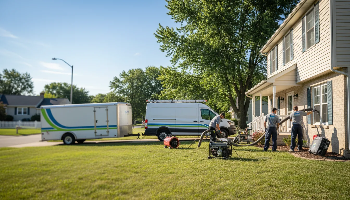 Flooded Basement Restoration And Cleanup With Repair in Melbeta, NE near me